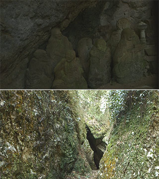 Uryu Rakan Stone Statues